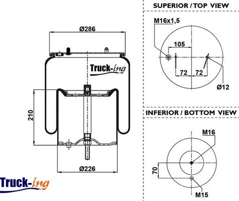 Montcada 0293240 - Кожух пневматической рессоры autospares.lv