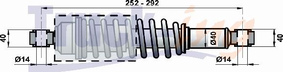 Montcada 205151 - Гаситель, крепление кабины autospares.lv