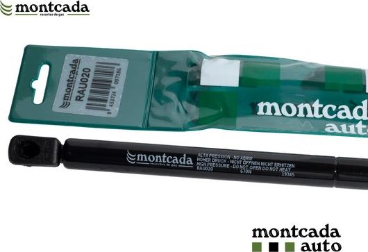 Montcada RAU020 - Газовая пружина, упор autospares.lv