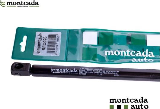 Montcada RFO028 - Газовая пружина, упор autospares.lv