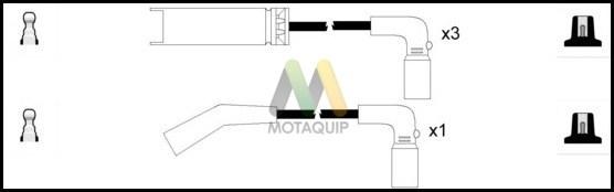 Motaquip LDRL648 - Комплект проводов зажигания autospares.lv