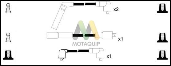 Motaquip LDRL651 - Комплект проводов зажигания autospares.lv