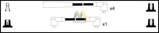 Motaquip LDRL1497 - Комплект проводов зажигания autospares.lv