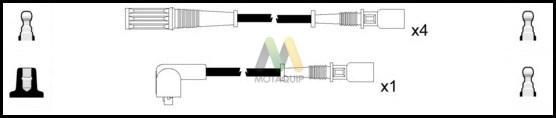 Motaquip LDRL1414 - Комплект проводов зажигания autospares.lv