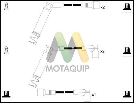 Motaquip LDRL1588 - Комплект проводов зажигания autospares.lv