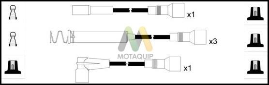 Motaquip LDRL1689 - Комплект проводов зажигания autospares.lv
