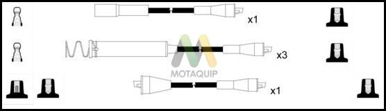 Motaquip LDRL1680 - Комплект проводов зажигания autospares.lv