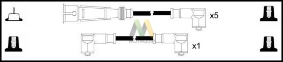 Motaquip LDRL1090 - Комплект проводов зажигания autospares.lv
