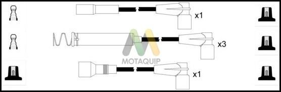 Motaquip LDRL1119 - Комплект проводов зажигания autospares.lv