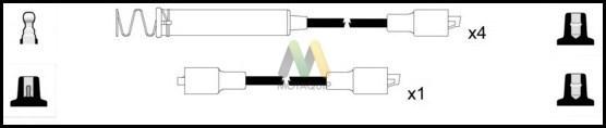 Motaquip LDRL1120 - Комплект проводов зажигания autospares.lv