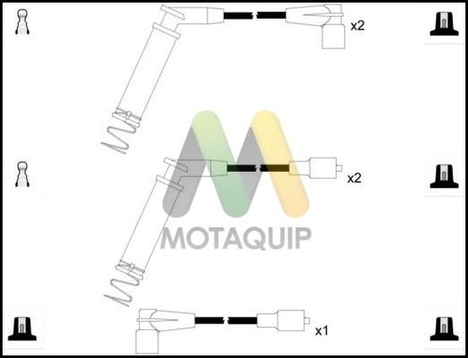 Motaquip LDRL1843 - Комплект проводов зажигания autospares.lv