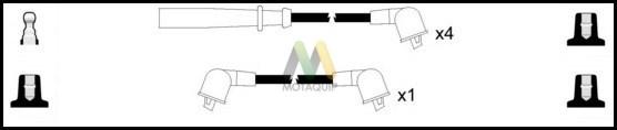 Motaquip LDRL1239 - Комплект проводов зажигания autospares.lv