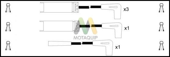 Motaquip LDRL1237 - Комплект проводов зажигания autospares.lv