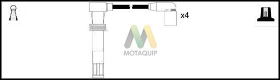 Motaquip LDRL1220 - Комплект проводов зажигания autospares.lv
