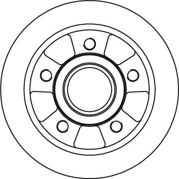 Motaquip LVBD1156Z - Тормозной диск autospares.lv