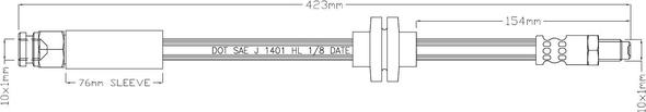 Motaquip LVBH1627 - Тормозной шланг autospares.lv