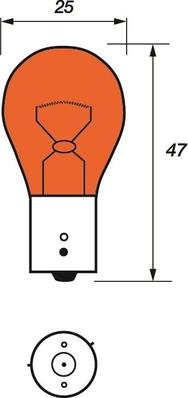 Motaquip VBU581 - Лампа накаливания, фонарь указателя поворота autospares.lv