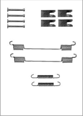 Motaquip LVMK1132 - Комплектующие, барабанный тормозной механизм autospares.lv