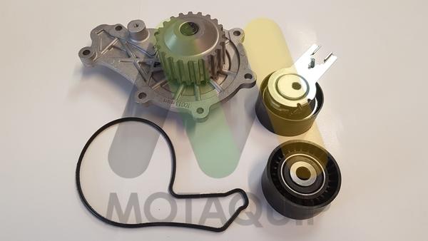 Motaquip LVTTP100 - Водяной насос + комплект зубчатого ремня ГРМ autospares.lv