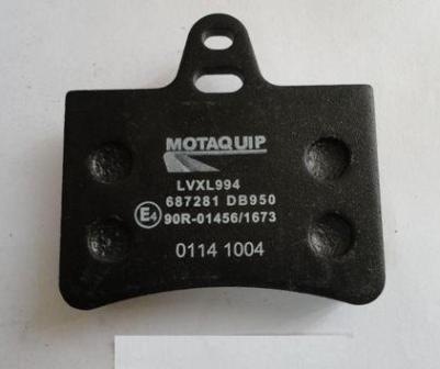 Motaquip LVXL994 - Тормозные колодки, дисковые, комплект autospares.lv