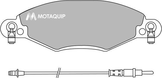 Motaquip LVXL991 - Тормозные колодки, дисковые, комплект autospares.lv