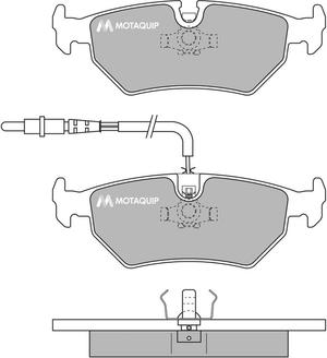 Motaquip LVXL985 - Тормозные колодки, дисковые, комплект autospares.lv