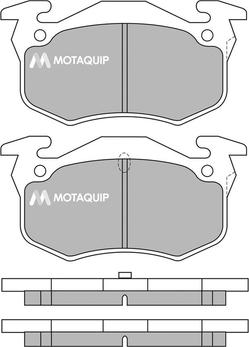 Motaquip LVXL976 - Тормозные колодки, дисковые, комплект autospares.lv