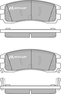 LPR 5P1031 - Тормозные колодки, дисковые, комплект autospares.lv