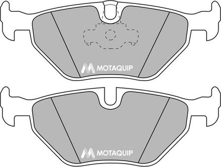 Motaquip LVXL492 - Тормозные колодки, дисковые, комплект autospares.lv