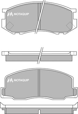 Motaquip LVXL456 - Тормозные колодки, дисковые, комплект autospares.lv