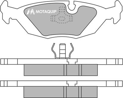 Motaquip LVXL433 - Тормозные колодки, дисковые, комплект autospares.lv