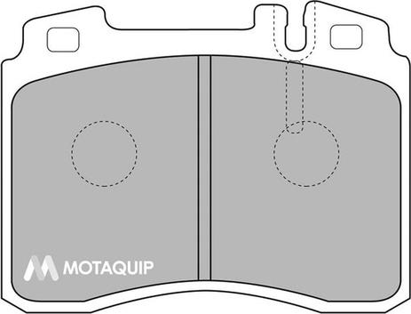 Motaquip LVXL437 - Тормозные колодки, дисковые, комплект autospares.lv