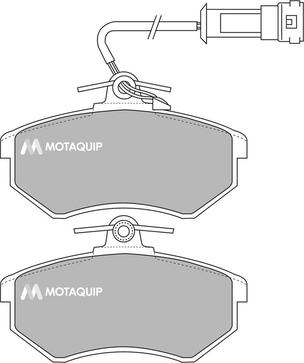 Motaquip LVXL427 - Тормозные колодки, дисковые, комплект autospares.lv