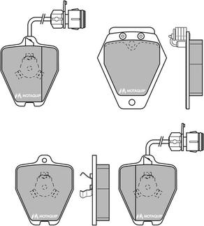 Motaquip LVXL475 - Тормозные колодки, дисковые, комплект autospares.lv