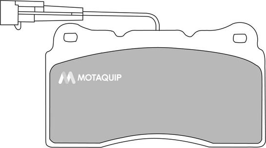 Motaquip LVXL544 - Тормозные колодки, дисковые, комплект autospares.lv