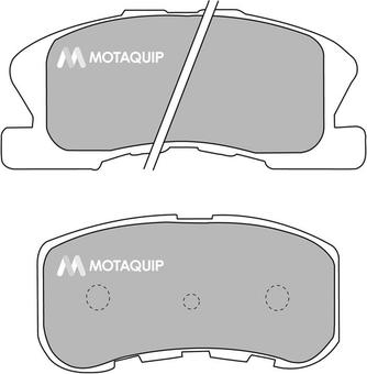 Motaquip LVXL546 - Тормозные колодки, дисковые, комплект autospares.lv