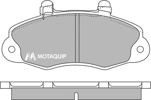 Motaquip LVXL541 - Тормозные колодки, дисковые, комплект autospares.lv