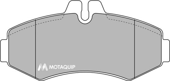 Motaquip LVXL553 - Тормозные колодки, дисковые, комплект autospares.lv