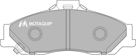 Motaquip LVXL508 - Тормозные колодки, дисковые, комплект autospares.lv