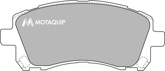 Motaquip LVXL517 - Тормозные колодки, дисковые, комплект autospares.lv