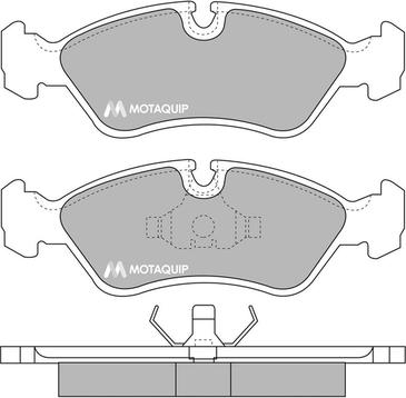 Motaquip LVXL534 - Тормозные колодки, дисковые, комплект autospares.lv