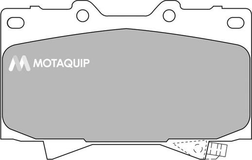 Motaquip LVXL570 - Тормозные колодки, дисковые, комплект autospares.lv