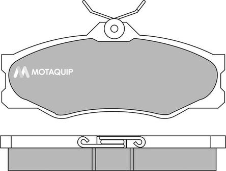 Motaquip LVXL693 - Тормозные колодки, дисковые, комплект autospares.lv