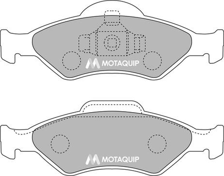 Motaquip LVXL648 - Тормозные колодки, дисковые, комплект autospares.lv