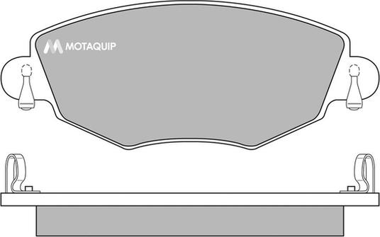 Motaquip LVXL650 - Тормозные колодки, дисковые, комплект autospares.lv