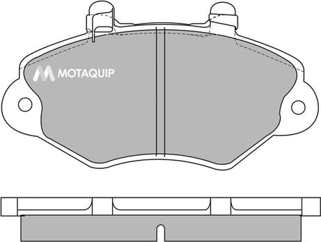 Motaquip LVXL669 - Тормозные колодки, дисковые, комплект autospares.lv