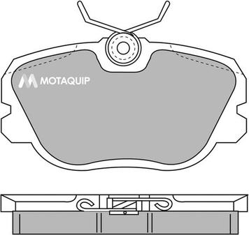 Motaquip LVXL603 - Тормозные колодки, дисковые, комплект autospares.lv