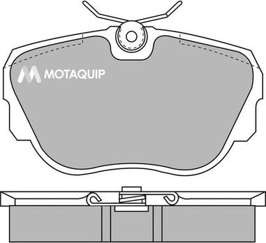 Motaquip LVXL614 - Тормозные колодки, дисковые, комплект autospares.lv