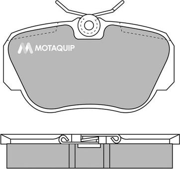 Motaquip LVXL616 - Тормозные колодки, дисковые, комплект autospares.lv