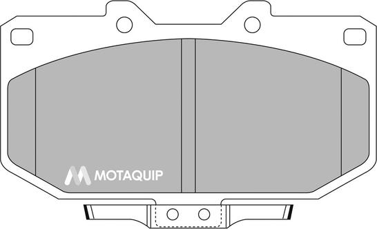 Motaquip LVXL610 - Тормозные колодки, дисковые, комплект autospares.lv